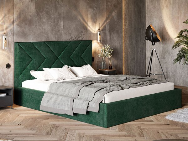 - Moderná čalúnená posteľ ESME ROZMERY: 120 x 200 cm
