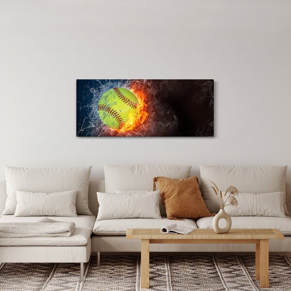 Obraz - Tenisová loptička (120x50 cm)