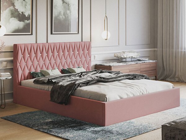 - Luxusná čalúnená posteľ GIA ROZMERY: 120 x 200 cm