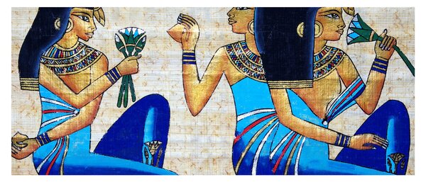 Obraz - Egyptské maľby (120x50 cm)
