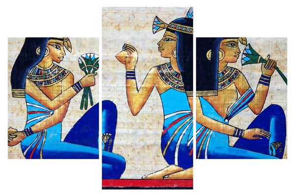 Obraz - Egyptské maľby (90x60 cm)