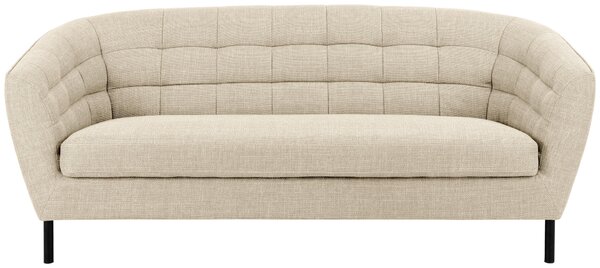 TROJMIESTNA POHOVKA, textil, krémová MID.YOU - Sedačky, Online Only