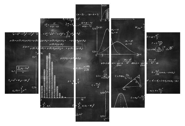 Obraz - Láska k číslam (150x105 cm)