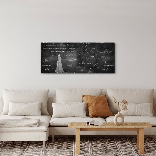 Obraz - Láska k číslam (120x50 cm)