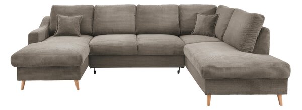 SEDACIA SÚPRAVA, textil, sivohnedá P & B - Sedačky, Online Only