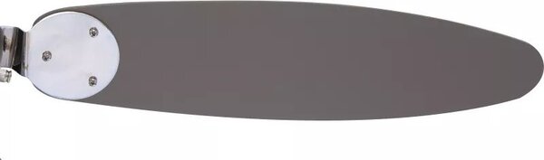 GLOBO 0308 AZURA stropný ventilátor s osvetlením na päticu E14 1320 mm s ťahovým vypínačom nikel