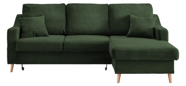 ROHOVÁ SEDAČKA, textil, tmavozelená P & B - Sedačky, Online Only