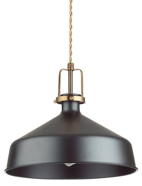 IdealLux 249056 ERIS-1 SP1 závesné svietidlo 210mm E27 1x60W IP20 čierna