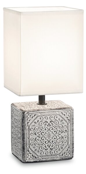 IdealLux 245348 KALI"-1 TL1 stolové svietidlo/lampička E14 1x40W IP20 biela