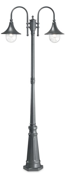 IdealLux 246833 CIMA PT2 vonkajšie svietidlo E27 2x60W IP43 antracit
