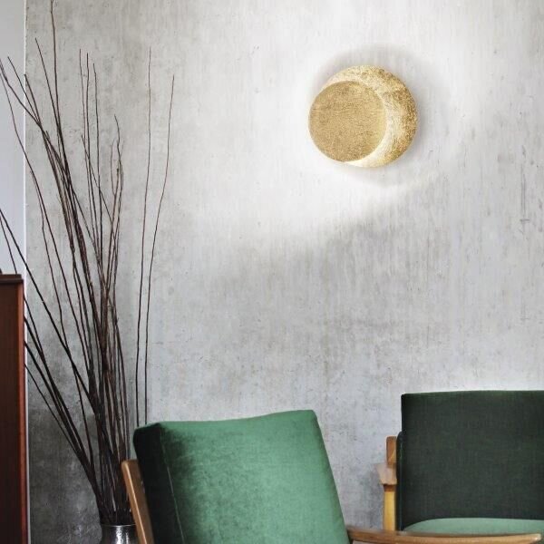 IdealLux 238944 TICK AP ORO nástenné LED svietidlo 6W 390lm 3000K IP20 zlatá