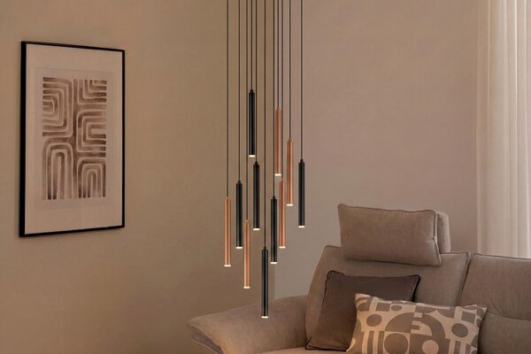 ZÁVESNÉ LED SVIETIDLO, 40/150 cm Musterring - Interiérové svietidlá
