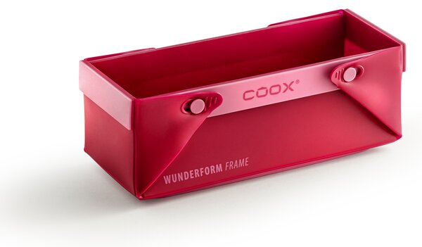 Rozkladacia silikónová forma coox WUNDERFORM FRAME S Farba: Červená