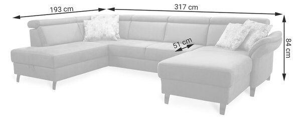 SEDACIA SÚPRAVA, textil, antracitová Sit & More - Sedačky, Online Only