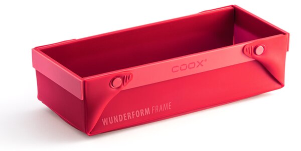 Rozkladacia silikónová forma coox WUNDERFORM FRAME M Farba: Červená