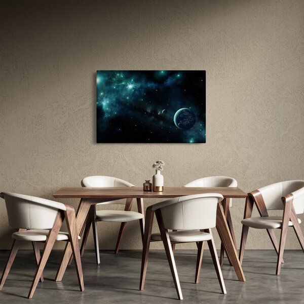 Obraz - Život vo vesmíre (90x60 cm)
