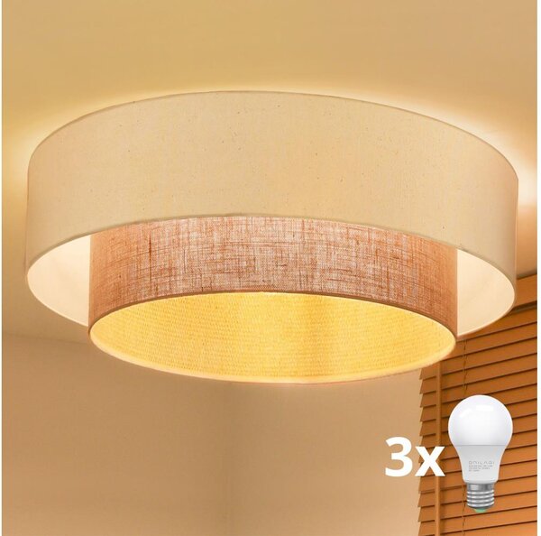 Brilagi - LED stropné svietidlo BOHO ŠTÝL 3xE27/15W/230V priemer 80 cm