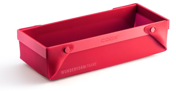 Rozkladacia silikónová forma coox WUNDERFORM FRAME L Farba: Červená