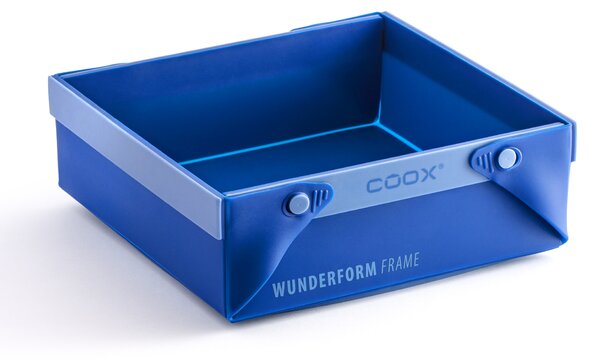 Rozkladacia silikónová forma coox WUNDERFORM FRAME SQ Farba: Modrá