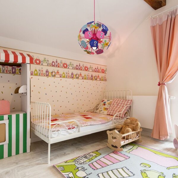 Rabalux 6390 Birdy závesné svietidlo 420mm 3xE14 3x40W IP20 viacfarebná