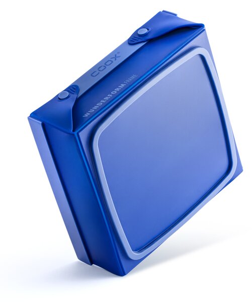 Rozkladacia silikónová forma coox WUNDERFORM FRAME SQ Farba: Modrá
