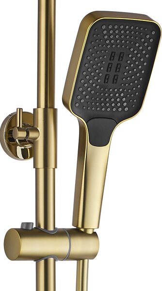 Sprchový set s termostatom REA ROB Gold Brush