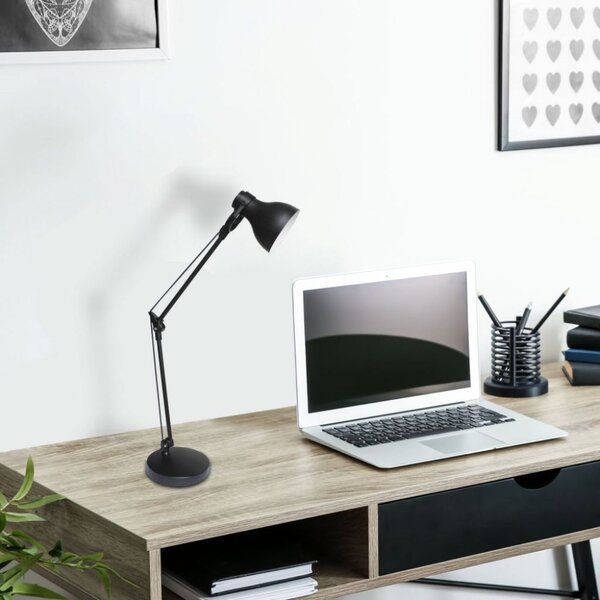 Rabalux 6408 Carter stolové svietidlo/lampička 310mm 1xE14 1x11W IP20 matná čierna