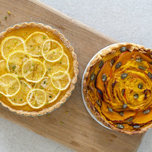 Forma na koláč coox QUICHE s porcelán. základňou priemer 18 cm, červená
