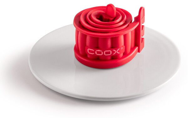 Forma na koláč coox QUICHE s porcelán. základňou priemer 18 cm, červená