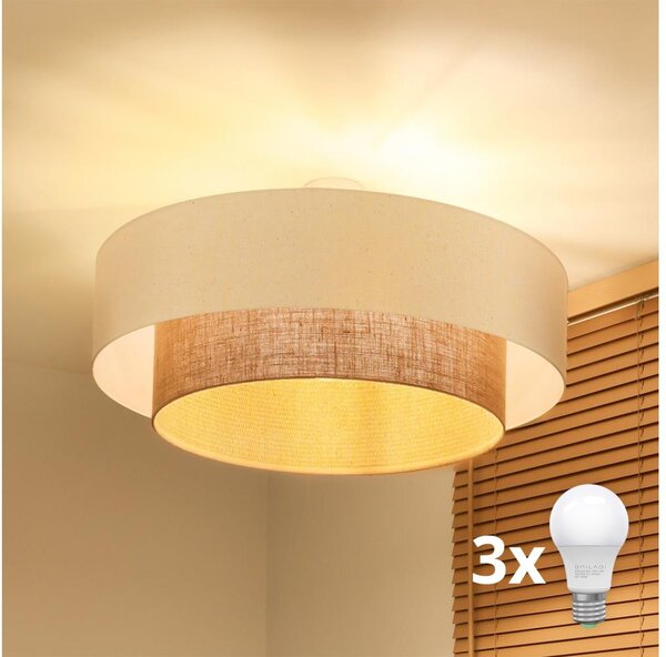 Brilagi - LED prisadený luster BOHO STYLE 3xE27/15W/230V, priemer 80 cm