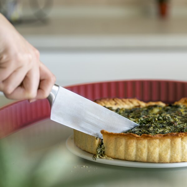 Forma na koláč coox QUICHE s porcelán. základňou priemer 26 cm Farba: Červená