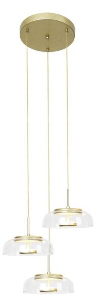 Rabalux 5393 Lorell závesné LED svietidlo 300mm 24W/2000lm 3000K IP20 zlatá