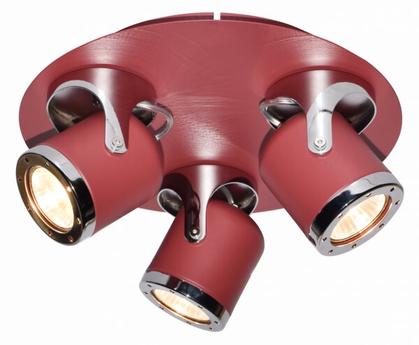 Rabalux 5039 April bodové svietidlo/spot 240mm 3xGU10 3x5W IP20 červená