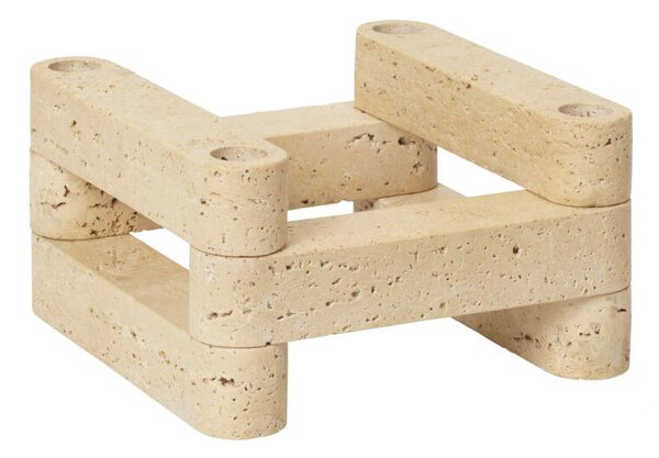 Ferm Living Svietnik Newel, travertine