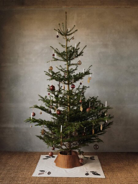Ferm Living Vianočné banky Glass Baubles S set 3 ks, roseate opaque