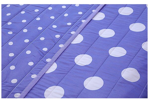 Prehoz na posteľ Pois modro-fialový Made in Italy Farba Modrá Rozmery 160x240 cm