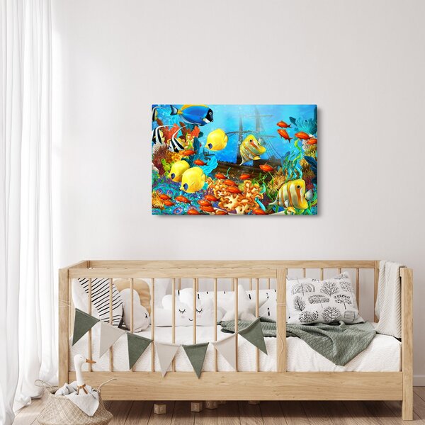 Obraz - Farebný koralový útes (90x60 cm)