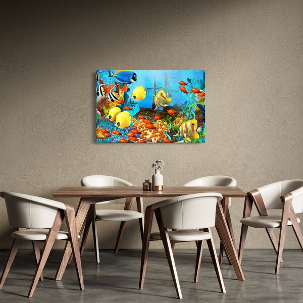 Obraz - Farebný koralový útes (90x60 cm)