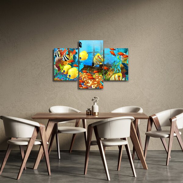 Obraz - Farebný koralový útes (90x60 cm)
