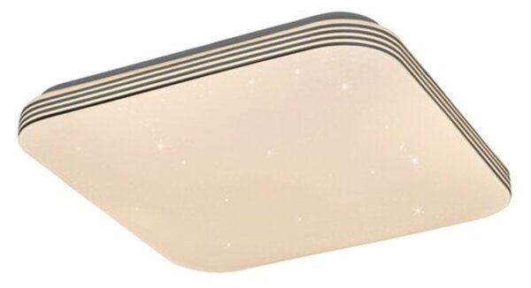 RABALUX 3409 Oscar LED stropné svietidlo Stars 530x530mm 36W/2700lm 4000K, starlight efekt, biele