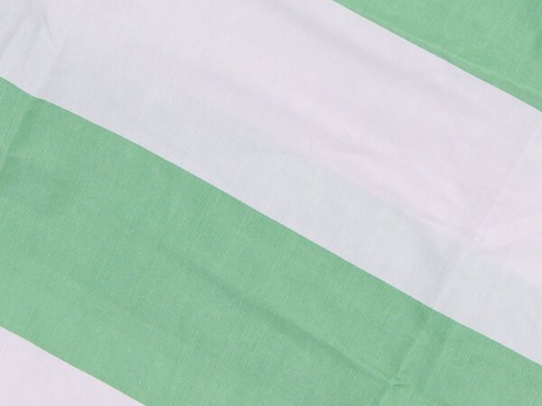 Bavlnené obliečky STRIPES bielo-zelené Rozmer obliečky: 70 x 90 cm | 140 x 220 cm