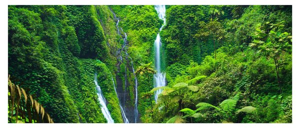 Obraz - Vodopády Madakaripura, východná Java, Indonézia (120x50 cm)