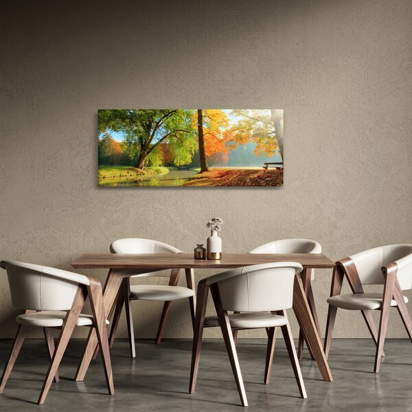 Obraz - Pokojná jesenná krajina (120x50 cm)