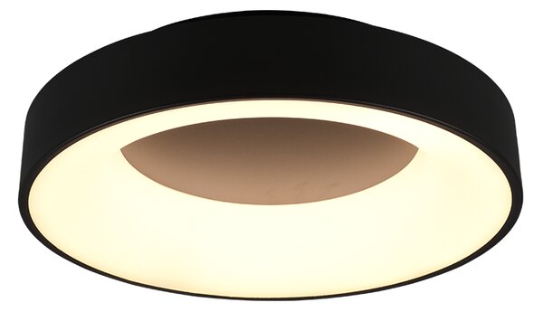 TRIO 671210132 GIRONA stropné svietidlo LED D450mm 27W/3100lm 3000K čierna matná, switchdimmer
