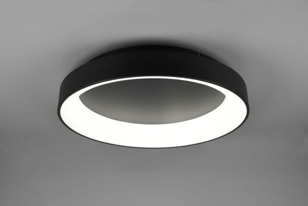 TRIO 671290132 GIRONA stropné svietidlo LED D600mm 48W/5600lm 2700-6000K čierna matná, stmievateľné, diaľkový ovládač
