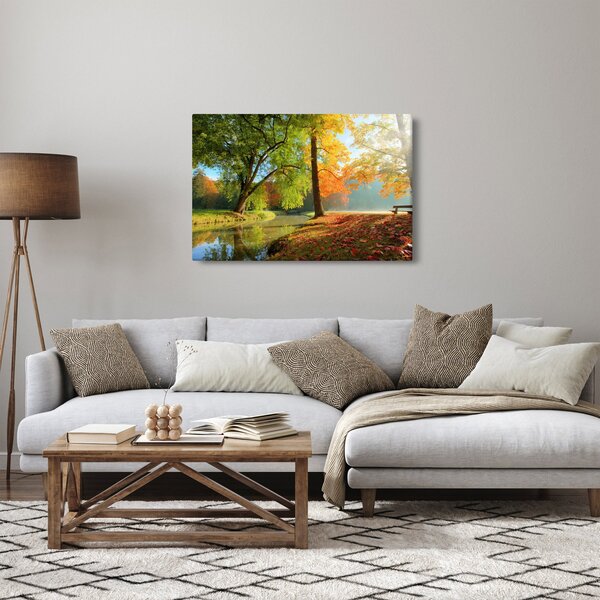 Obraz - Pokojná jesenná krajina (90x60 cm)