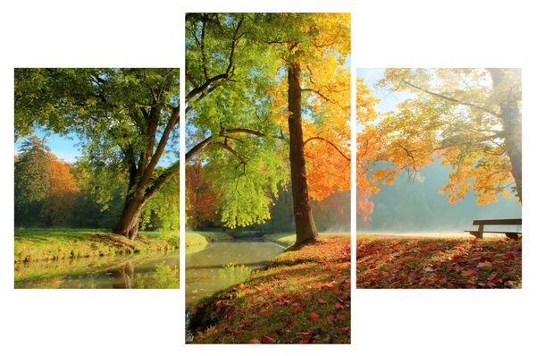 Obraz - Pokojná jesenná krajina (90x60 cm)