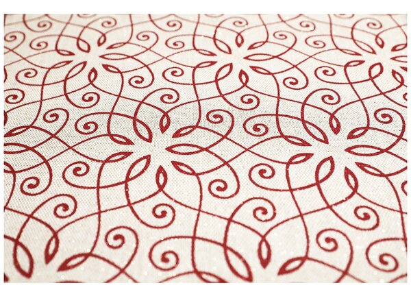Vianočné behúň na stôl Hviezdy bordové s lurexom 50x150 cm Made in Italy Farba Bordová Rozmery 50x150 cm