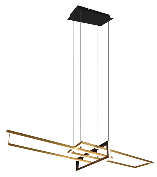 TRIO 320310308 SALINAS závesné svietidlo LED 34W/4200lm 3000K mosadz, switchdimmer