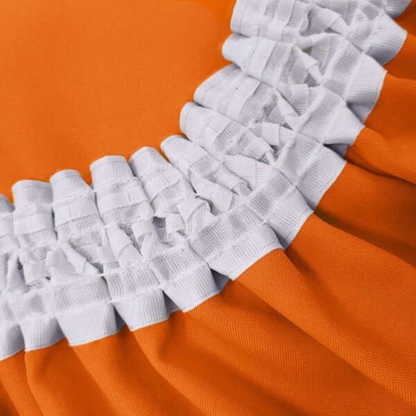 Hotový záves na riasiacej páske Heaven oranžový Farba Oranžová Rozmery 140x160 cm